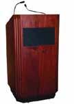 Standard Lecterns Standard & optional features The DWI Enterprise lecterns come with many options and accessories.