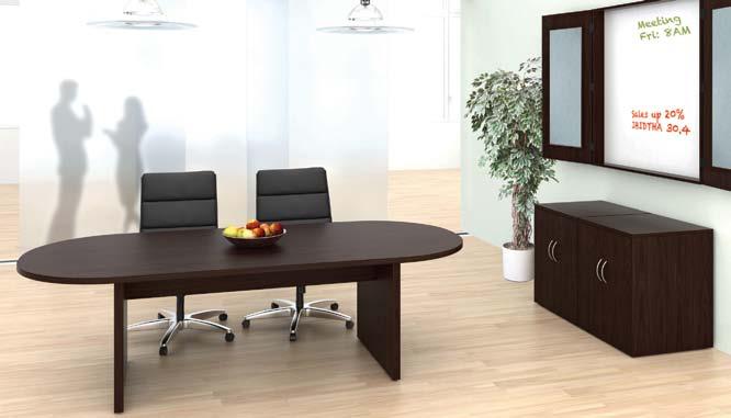 group communications. Available in Expresso Radiant Racetrack Conference Tables 6 ft. table - RDT-57TRT-EX 09 8 ft.