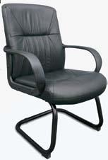 FABRIC CAPRICE Visitor Chair -85-0 Padded faux leather Padded arm