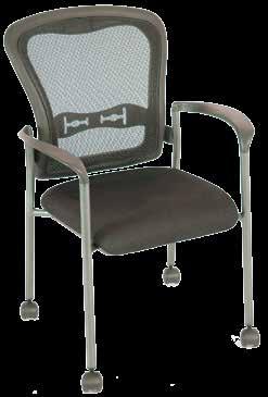 Contoured, height adjustable lumbar support provides