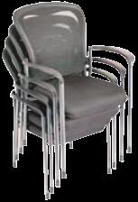 Mesh Back Guest Chair Model # A8451NT Stock in Black