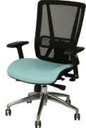 synchro back, height adjustable arms and lumbar support.