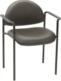 mesh guest chair with chrome frame and