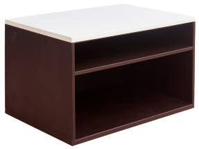 and convenient shelf below. Overall size 71 x 31.