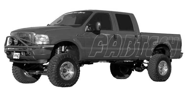 2000-2004 FORD F-250/350 SUPER DUTY 4 WHEEL DRIVE FTS22197BK 6 COIL OVER CONVERSION SYSTEM