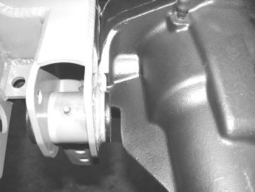 photo shows bracket with proper clearance from diff cut off pass.