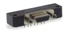 MM-P connectors are available in 8 shell sizes with 9 to 100 contacts. Terminations may be straight (S) or at 90 right angle (R, R) board thickness.