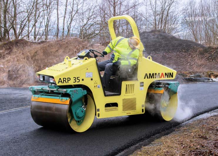 ARP 35 T4i PIVOT-STEERED ROLLER The Ammann ARP 35 T4i Tandem Roller features pivot steering that provides manoeuvrability and the flexibility to take on varied applications.