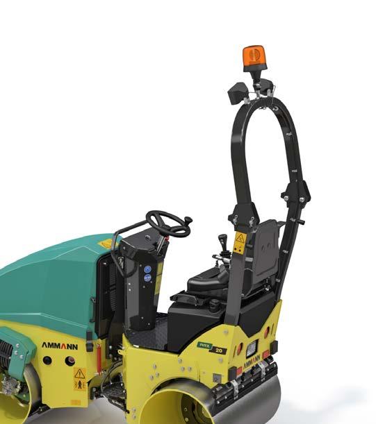 FEATURES & BENEFITS THE ADVANTAGES OF AMMANN Customer input plays a crucial role in developing the features that are built into all Ammann products, including light tandem rollers.