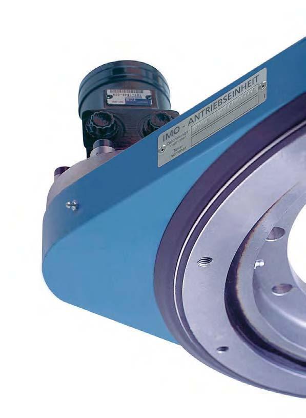 Drive motor Hydraulic/electric With or without gearbox Single or twin motors Drive pinion