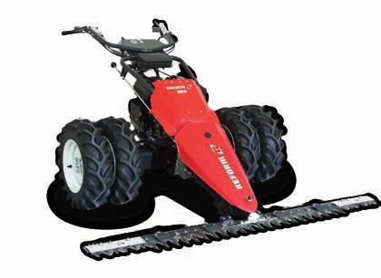 Attachments Hydro mower M9 M14 Possible working widths in cm Mower drives Rotoflex mower drive x x Mower drive for twin blades with lateral drive x x Mower drive for twin blades with centre drive x