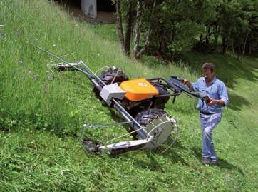 REFORM hydro mower M9, M14 Enormous power and highest operating comfort The versatile professional hydro
