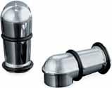 69 49-7828 KURYAKYN SCORPION SPARK PLUG AND HEAD BOLT COVERS Chrome-plated Covers are held in position with set screws, insuring