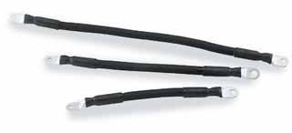 the starter motor 4-gauge cable manufactured with pure electrolytic-grade, 36-gauge tinned copper strands for maximum current transfer and flexibility Specially rated 125 C, oil-and-gas-resistant,