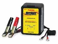 8V 5-year manufacturer s warranty Charger 15-0910 $34.95 Quick Connect Rings 15-0912 5.95 Alligator Clips 15-0913 7.95 YUASA 6/12-VOLT 1.