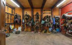 Equestrian Facility Interior Tack Room Lacombe AB/Lacombe County Property Highlights Beautifully appointed