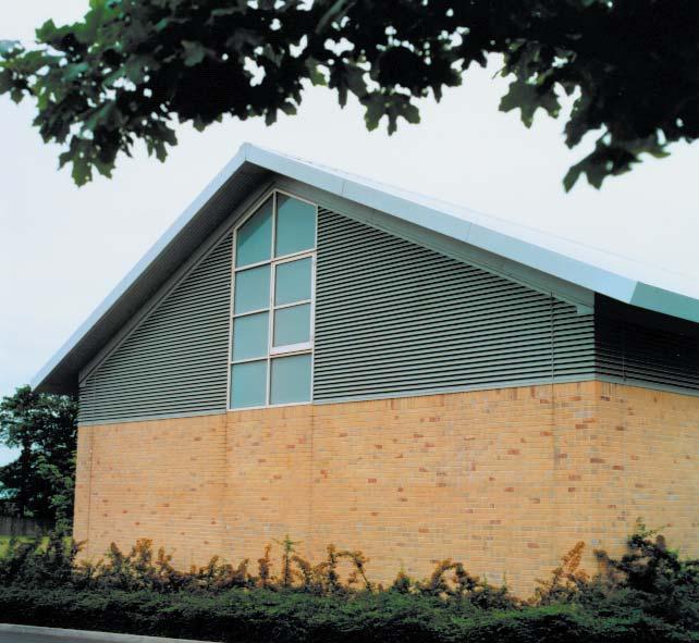 WG-75 SERIES 75mm PITCH LOUVRES 75mm PITCH LOUVRES Series WG75 with its 16 SWG 75mm Pitch Louvres represents the principle building block for the Gilberts Louvre system.