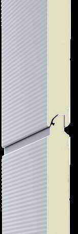 The thermal break between the exterior and interior of the steel sections also reduces the formation of condensation water on the inside of the door.