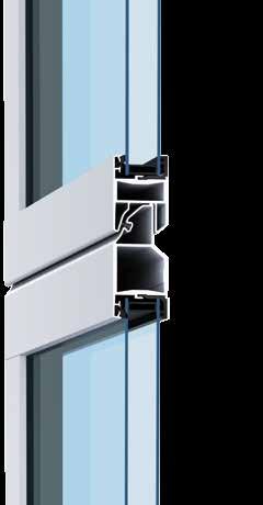 Thermo profile with thermal break, depths 42 mm and 67 mm Anywhere the thermal insulation of buildings is important, the Thermo profiles with thermal breaks on