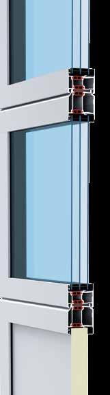 Glazed aluminium doors Matching ALR F42 This door features large glazings and a contemporary appearance with aluminium profiles. The DURATEC glazing provides a permanently clear view.