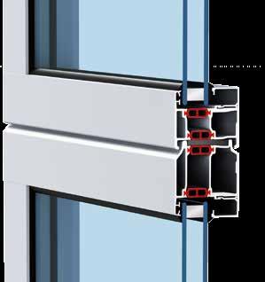 Matching side doors can be found on page 44 ALR F67 Thermo Glazing The ALR 67 Thermo Glazing is especially suited for heated sales areas.