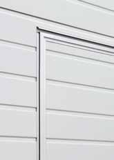 67 mm) Robust door catch This prevents door-leaf drop and buckling.