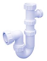 5 1CV401W 1 12.38 for connection of 21.5 pipe to soil and rainwater pipe Tubular Swivel Trap 40 5CV407W 1 28.