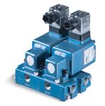 Direct solenoid and solenoid pilot operated valves Function Port size Flow (Max) Manifold mounting Series 3/2 NO-NC, 2/2 NO-NC 1/8-1/4 0.5 C v sub-base non plug-in OPERATIONAL BENEFITS 1.