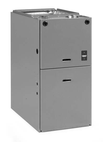 Because of the model s low-profile 34 inch [864 mm] height, the upflow model can also be used to satisfy most applications that traditionally call for a horizontal furnace.