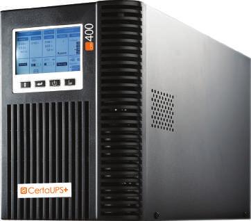 CRT+400 Online double conversion, 1000VA - 3000VA Perfect for small to medium sized offices, telecoms centres and security facilities Features snapshot Online double conversion topology Eco-mode