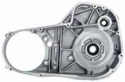 It features a chrome inner and outer primary, inner and outer bolts and gaskets, and derby and inspection covers. It is is complete with clutch shell and hub with discs and plates.