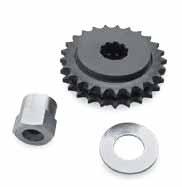 COMPENSATOR CS-34A BDL s new patented chain compensator, 34 tooth. FXST, FLST 07-09 67039 97.50 EVOLUTION INDUSTRIES 30 TOOTH SPROCKET KITS Manufactured from aircraft-quality steel.