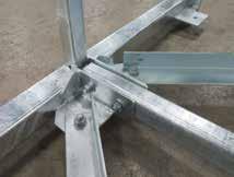 HANDRAIL TRUSS CATWALKS Welded tubluar side construction; bolt in bottom Knock-down