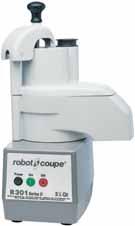 COMBINATION PROCESSORS: Bowl Cutter and Vegetable prep R 301 - R 301 Ultra MOTOR BASE Induction motor CUTTER FUNCTION Smooth "S" blade included 23 3 3.