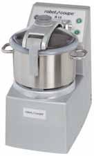 VERTICAL CUTTER MIXERS R 15 R 15 - R 15 Ultra - R 20 MOTOR BASE Induction motor Pulse switch CUTTER FUNCTION Stainless steel cutter bowl with handles and see-thru lid 3 adjustable stainless steel