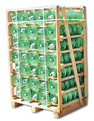 The packing of insulators supplied by GIG is made of wood treated in accordance
