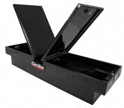 42 43 Red Label Tool Boxes ////// Low-Profile Crossover Side-Mount Tool Boxes Red Label Tool Boxes #DZ8170DL(B) #DZ8170L(B)(TB) Fits full size trucks - not Dodge Ram 6 bed L 69.75 L1 60.