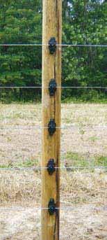 H brace for the start of a 5-wire fence Permanent Electric Fence Checklist Fence Layout Diagram Patriot Charger Posts Insulators 12.5 ga.