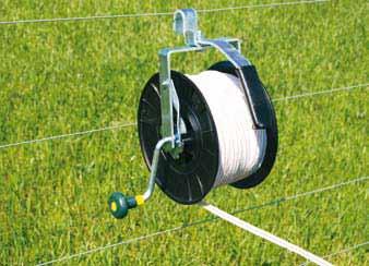 This picture shows a Fence Reel (809711) with a roll of Politape.