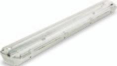 Ceiling and suspended industrial luminaires - IP 66 - polycarbonate reflector BS100, BS100 Basic, BS110 leader Material: body: injection molded, self-extinguishing UV stabilized polycarbonate color: