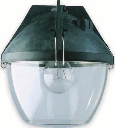 Industrial luminaires 40-01 leo Material: body: rubber gear box and transparent plastic cover color: black RAL 9005 Degree of protection: IP