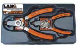 QUICK SWITCH PLIERS WITH ADJUSTABLE STOP AND TIP KIT 75 QUICK SWITCH PLIERS WITH AUTOMATIC RATCHET LOCK AND TIP KIT Automatic ratchet lock feature keeps rings open