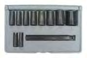 pieces: SAE and Metric sets combined Magnetic insert firmly holds the fastener in the socket for easy installation/removal Prevents fasteners from dropping into restricted areas where they can be