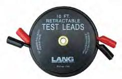 Digital Thermometers, Mutimeters & Test Leads TEST LEADS Used for testing electrical circuits in cars, trailers, boats, and more Retractable test leads pull out and stay at desired length and rewind
