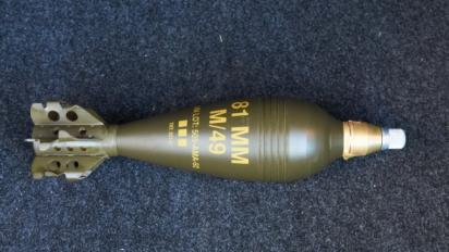 Mortar with 81 mm
