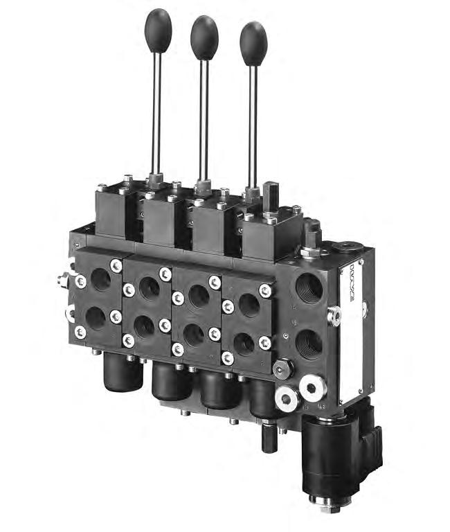 Proportional directional spool valve type PSL and PSV according to the Load-Sensing principle size 2 (valve bank design) 1.
