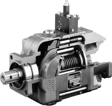General information This variable displacement pump with its rugged construction is designed for direct mounting at the auxiliary drive (P.T.O.