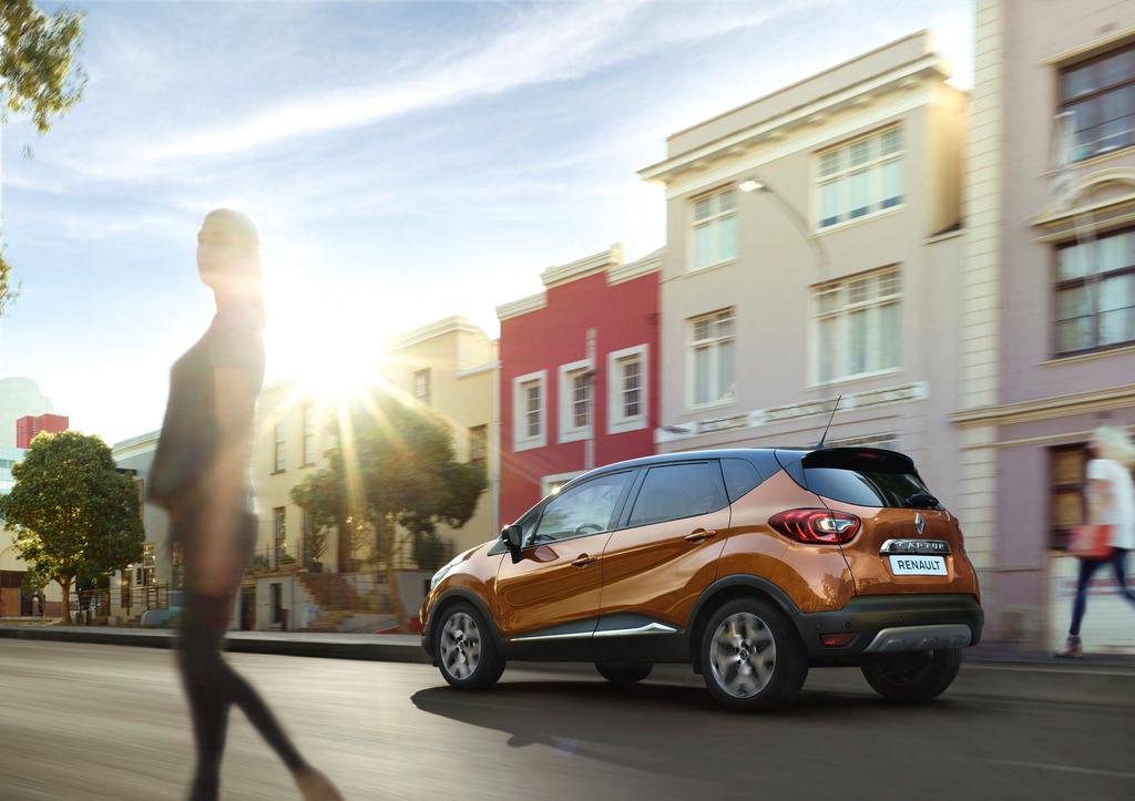 Urban adventure Start celebrating, city people: Renault Captur, the popular crossover, is looking better than ever.