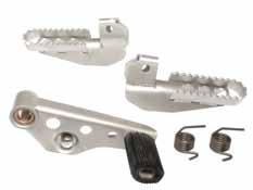*Works* long-distance foot pegs for BMW R80GS und R100GS 52 mm wide and 4 mm thick stainless steel claw profile that is kind to your boots Perfect combination of grip and self-cleaning With a