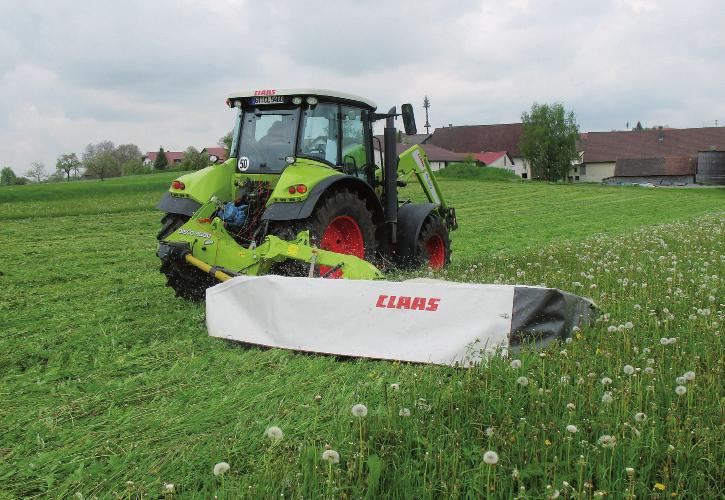 Claas Saulgau GmbH Rear-mounted disc mower DISCO 3500 Contour Power and quality of work DLG Test Report 5950 F Brief description Manufacturer and applicant Claas Saulgau GmbH Zeppelinstrasse 2 D-8838